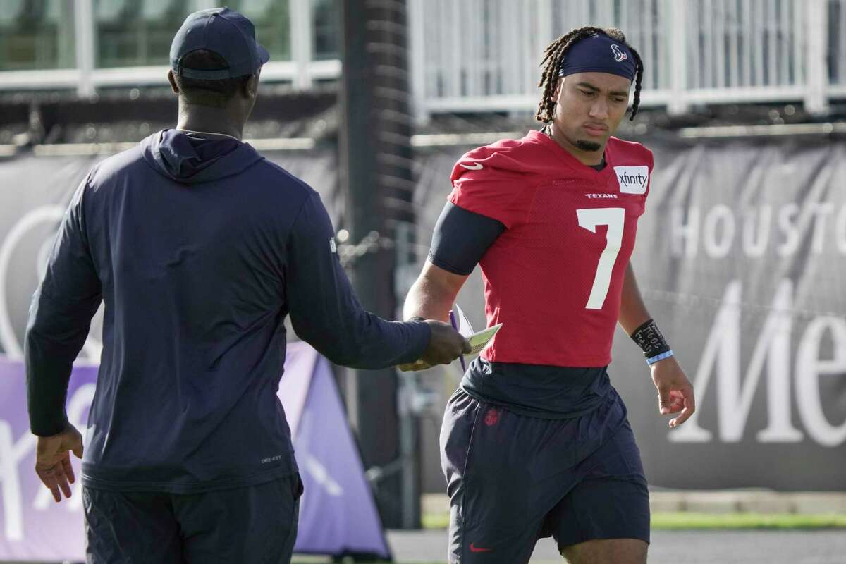 Texans Finish Ninth Training Camp Pratcice With Stroud In Lead for