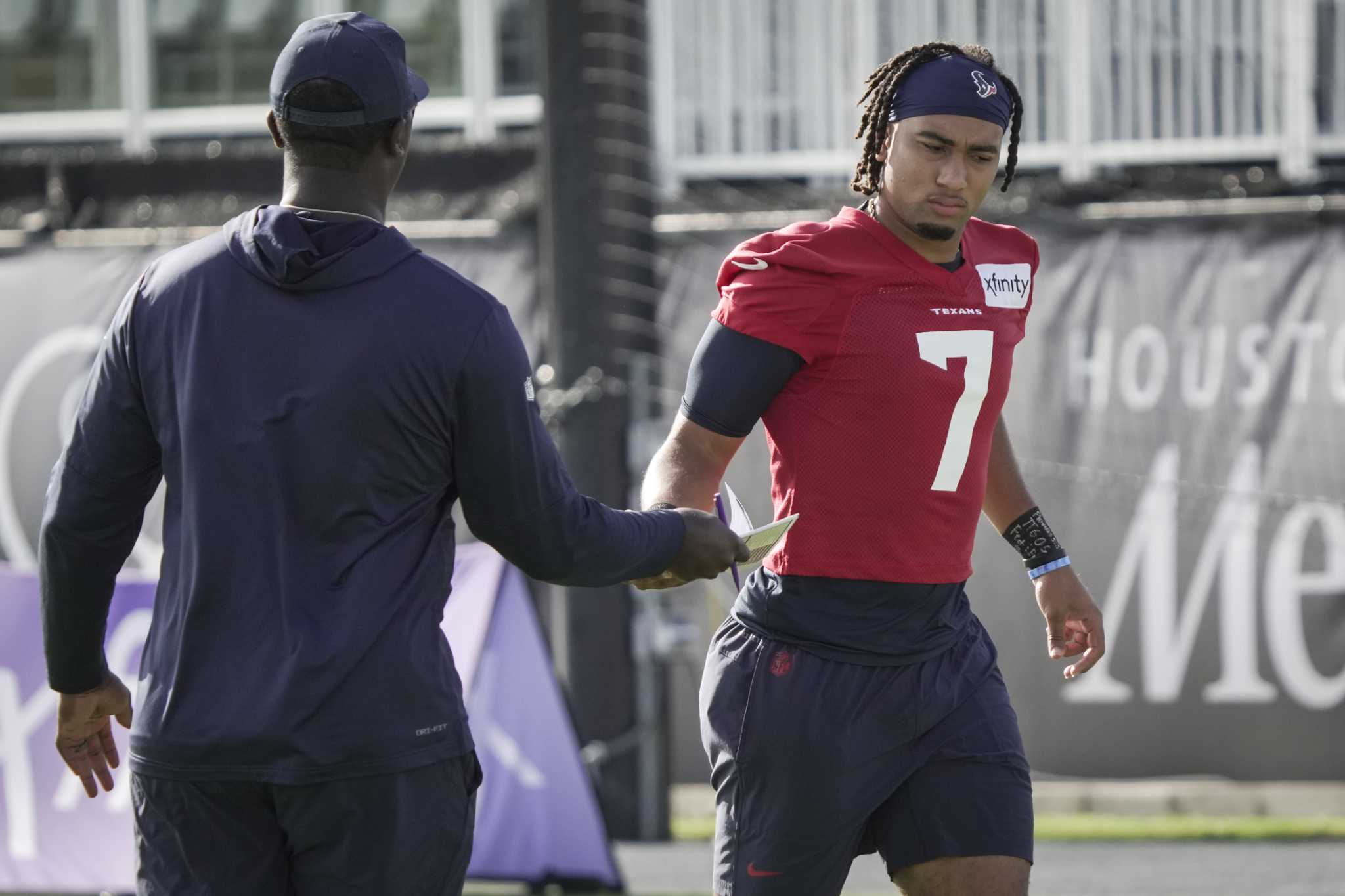 Texans name C.J. Stroud starting quarterback vs. Patriots in preseason  opener - CBS Boston