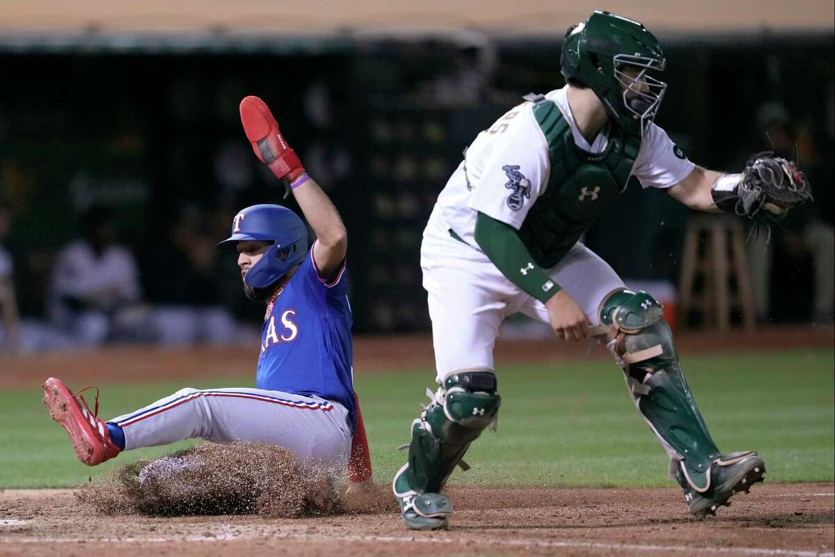 A's Ken Waldichuk stakes claim to a turnaround, but Texas gets the win