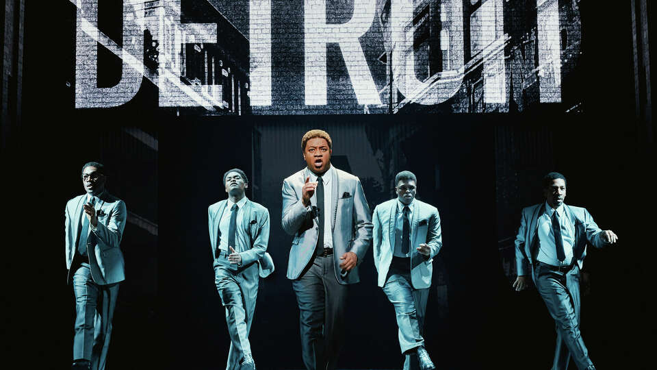Elijah Ahmad Lewis, Jalen Harris, Michael Andreaus, Harrell Holmes Jr., E. Clayton Cornelious from the National Touring Company of 