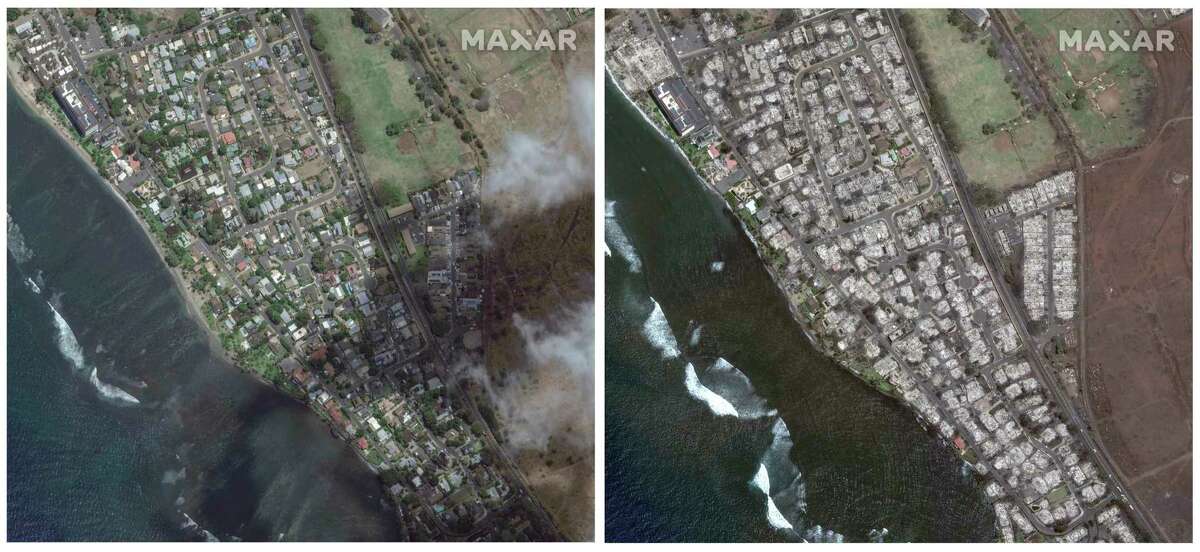 Lahaina fire map Here’s exactly where Maui blazes are burning