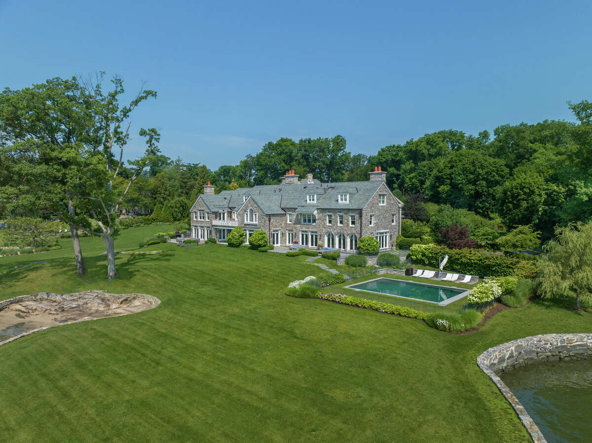 Greenwich mansion overlooking Long Island Sound listed for $57.9M