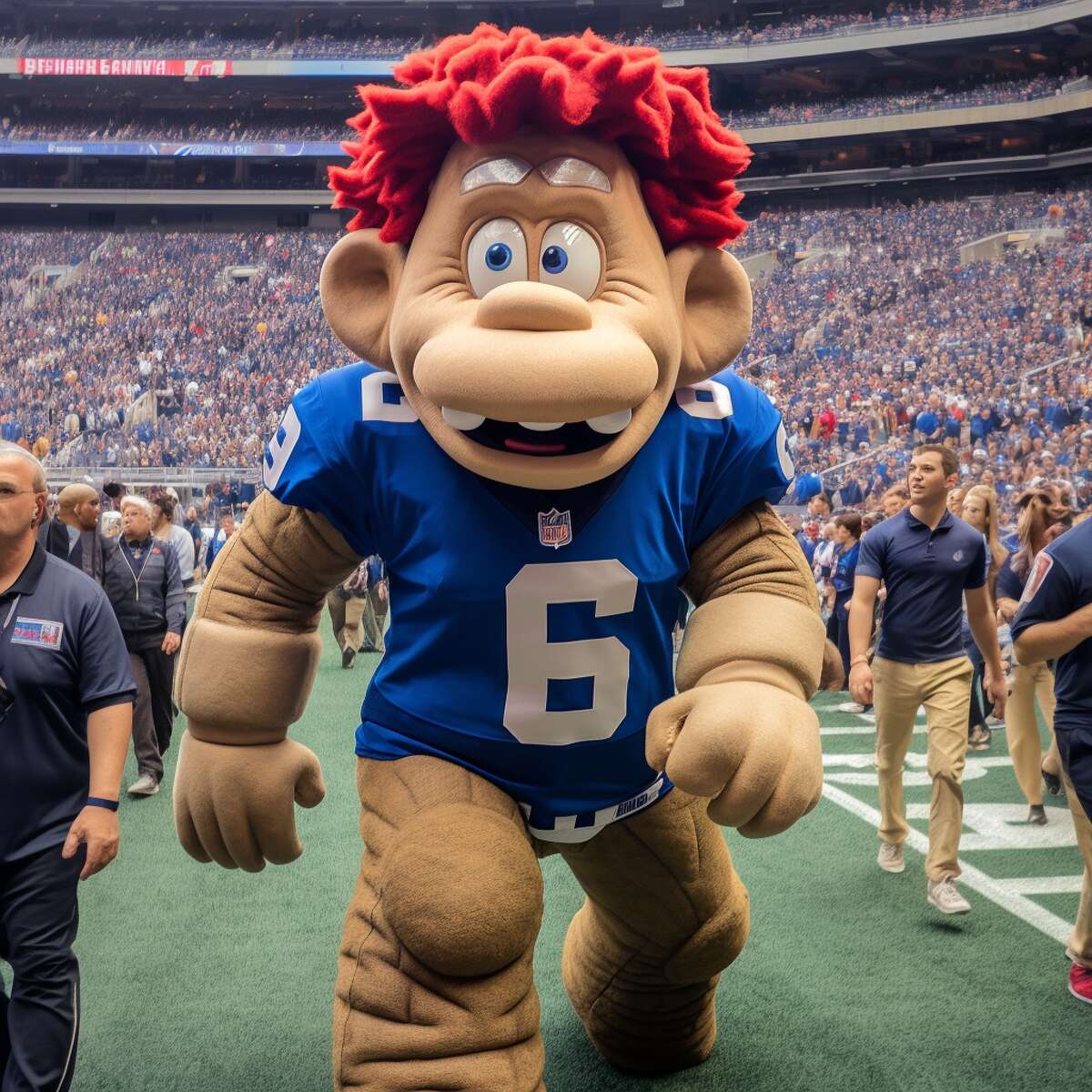 NFL mascots were recreated by AI, and they'll give you nightmares