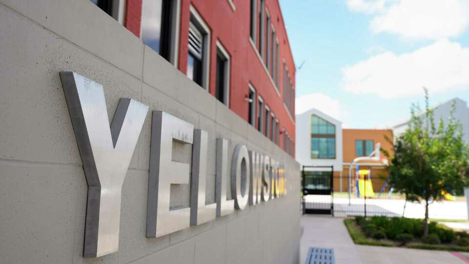 The newly renovated Yellowstone Schools is photographed on Friday, Aug. 11, 2023 at Third Ward in Houston. One part of the school is the 100-year-old Frederick Douglass Elementary, which Yellowstone bought from HISD. Another part is new expansion as Yellowstone adds a 6-12 school.