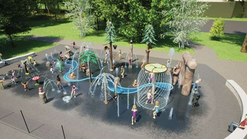 The Woodlands township is adding a $1.5 million, 4,000-square foot splash pad as part of new renovations at Bear Branch Park.