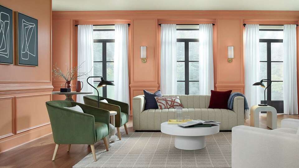 HGTV by Sherwin-Williams has announced its 10-color 2024 Color Collection of the year with Persimmon, a terracotta with tangerine tones, as the 2024 Color of the Year.