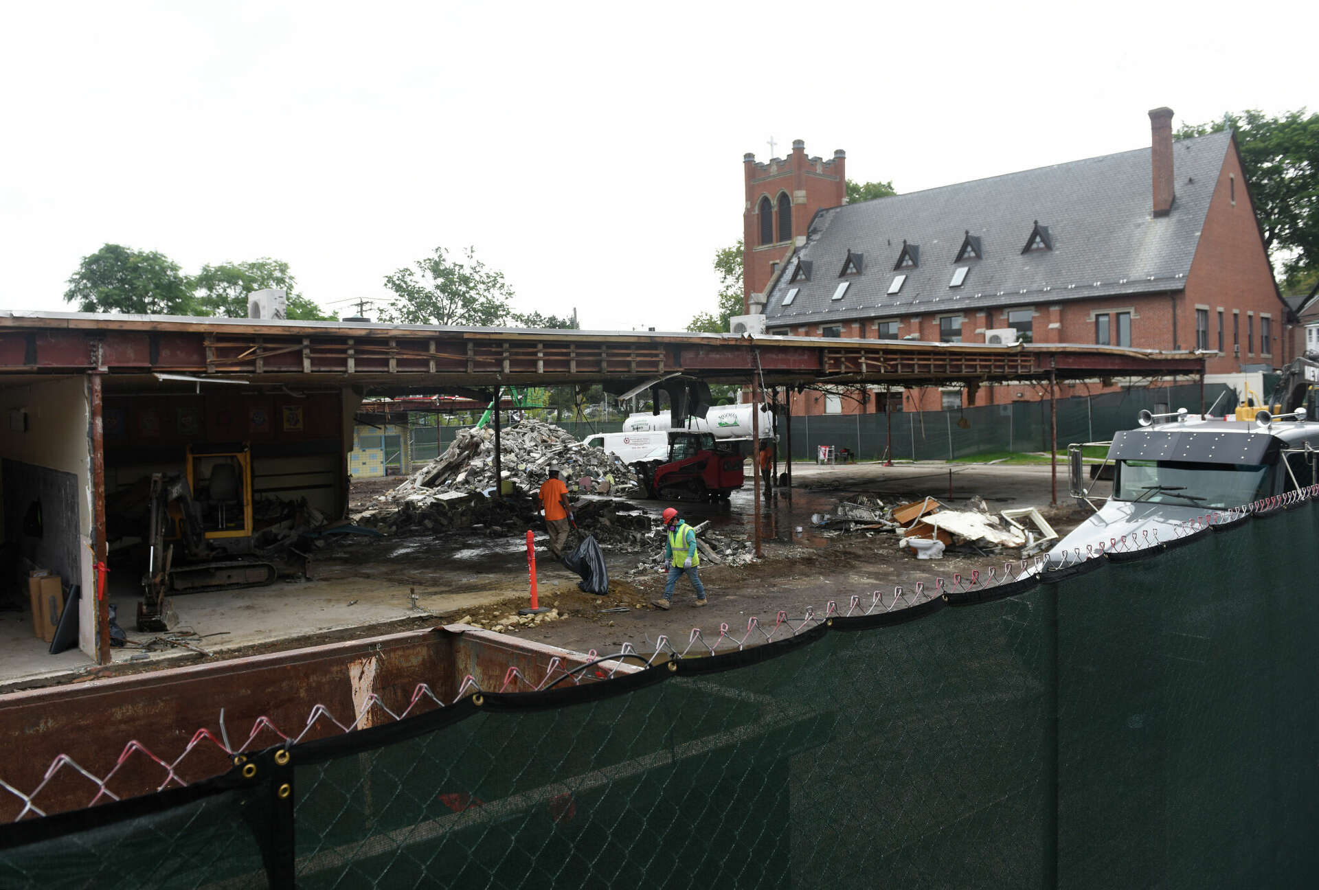 Construction continues on Saint Aloysius School's New Canaan campus