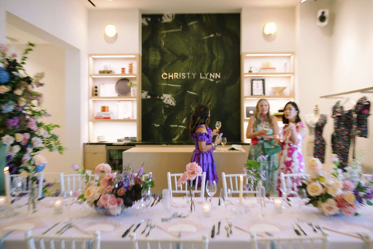 Influencers flock to Memorial for Christy Lynn's new store party