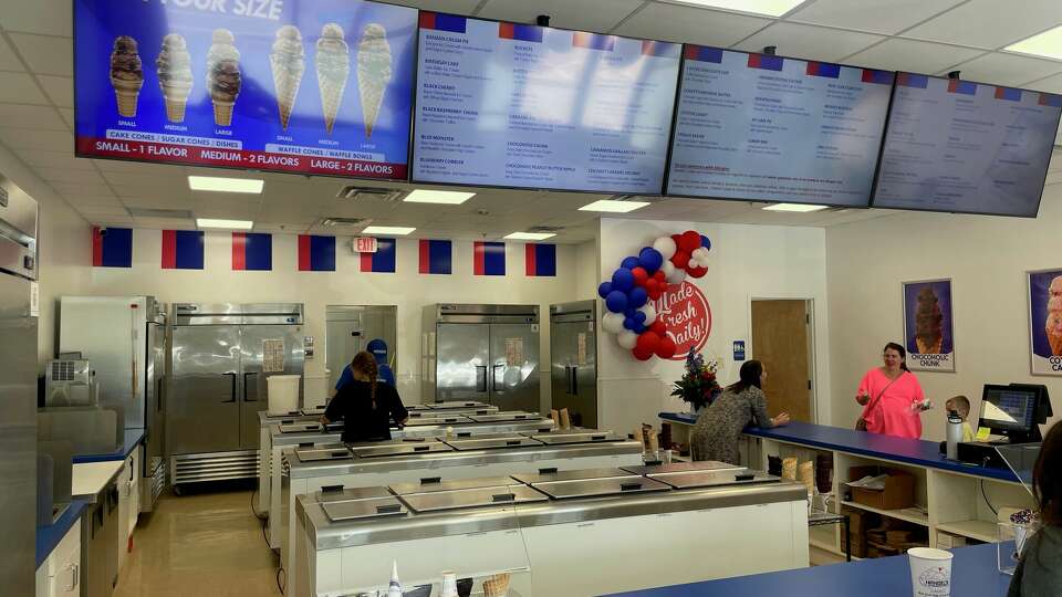 Newly opened Handel's Ice Cream in Katy on Monday, Aug. 14, 2023.
