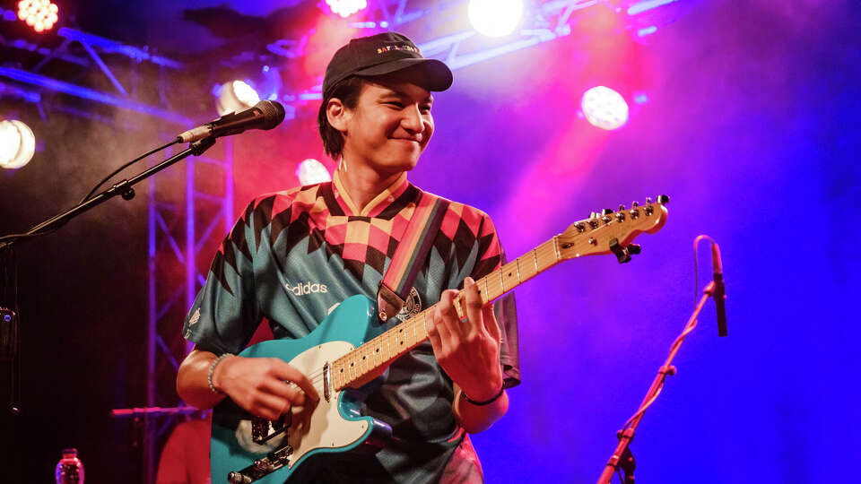 Thai singer Phum Viphurit performs live on stage during a concert at the Frannz on July 29, 2022 in Berlin, Germany.