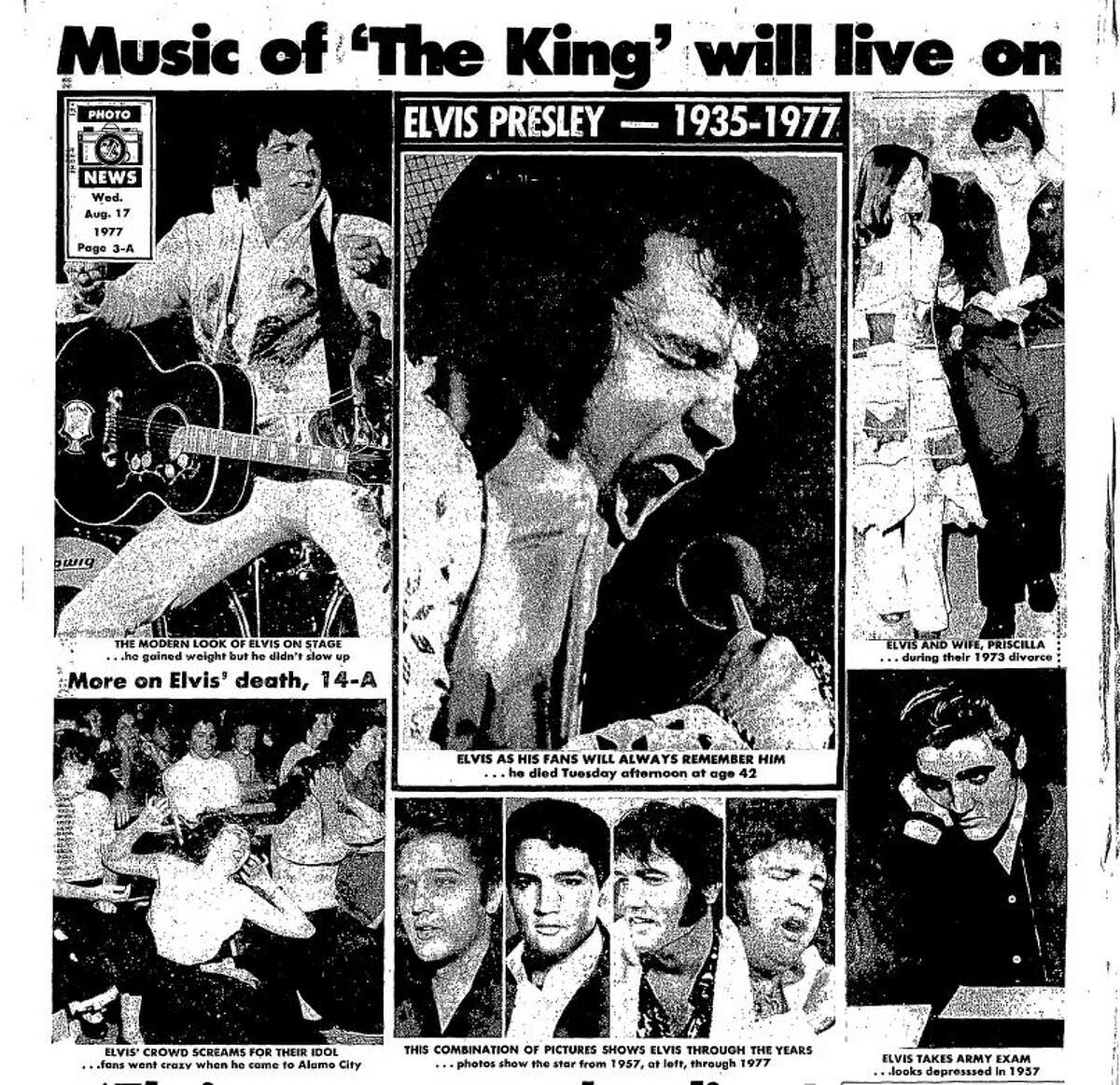 Elvis died on this date in 1977. Here was his last San Antonio show.