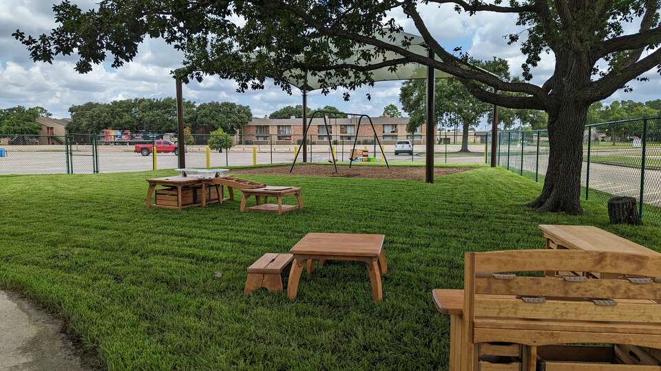 The newly renovated playground at Alvin Community College's Child Development Labrotary School opened in July and includes new equipment, replaced grass, added mulch and shade over portions of the facility.