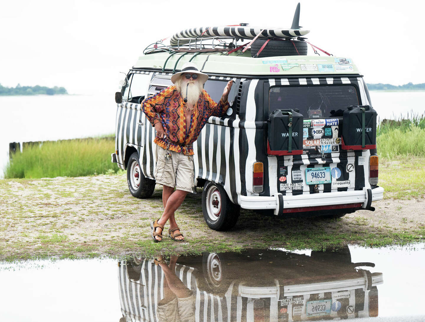 Meet CT's Zarzan, the man behind the vintage zebra van: 'He is SoNo'
