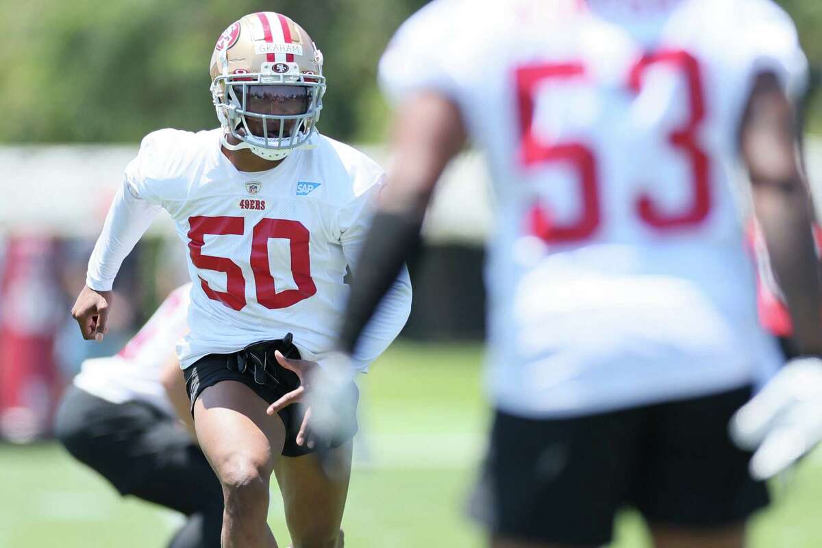 Dee Winters of the San Francisco 49ers during rookie training camp