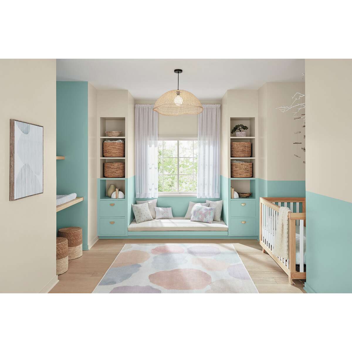 Valspar names a soft turquoise, Renew Blue, as its top color for 2024