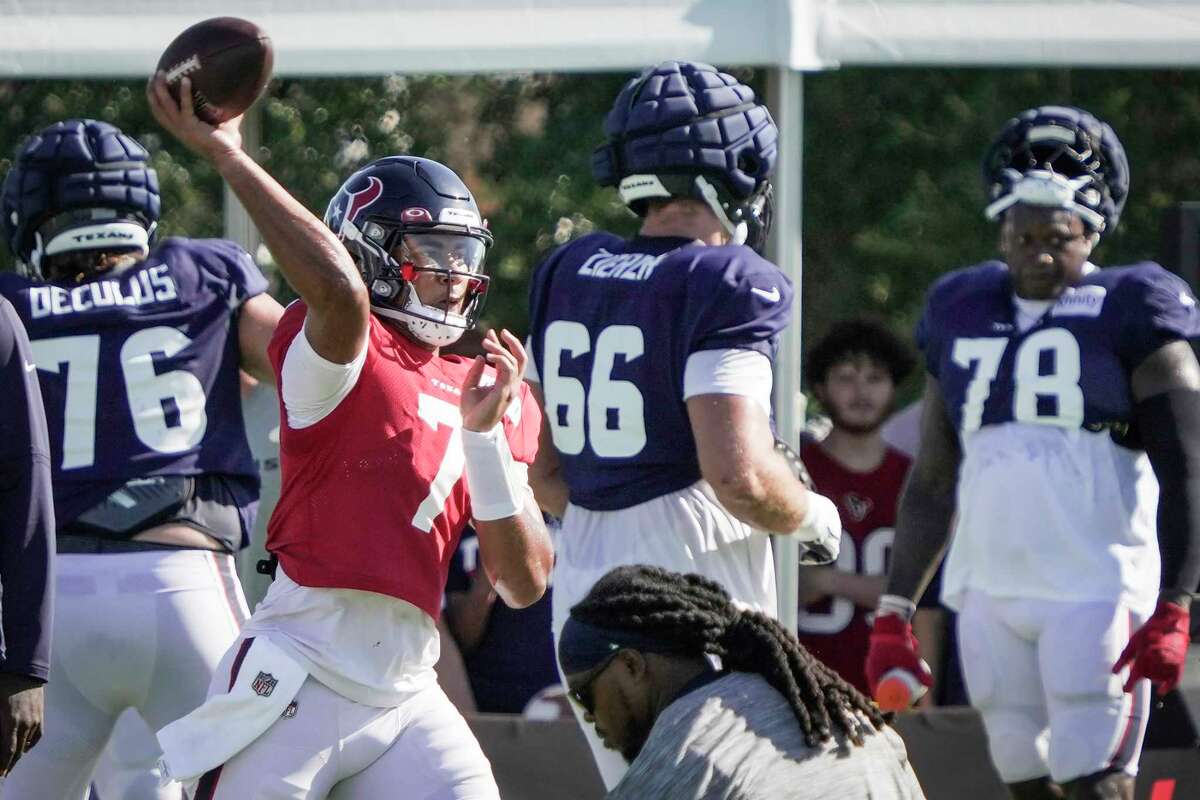 C.J. Stroud, Texans rookie QB, throws interception in preseason debut