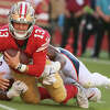 What was the Niners QB's potential 'legacy' play in the opening game?