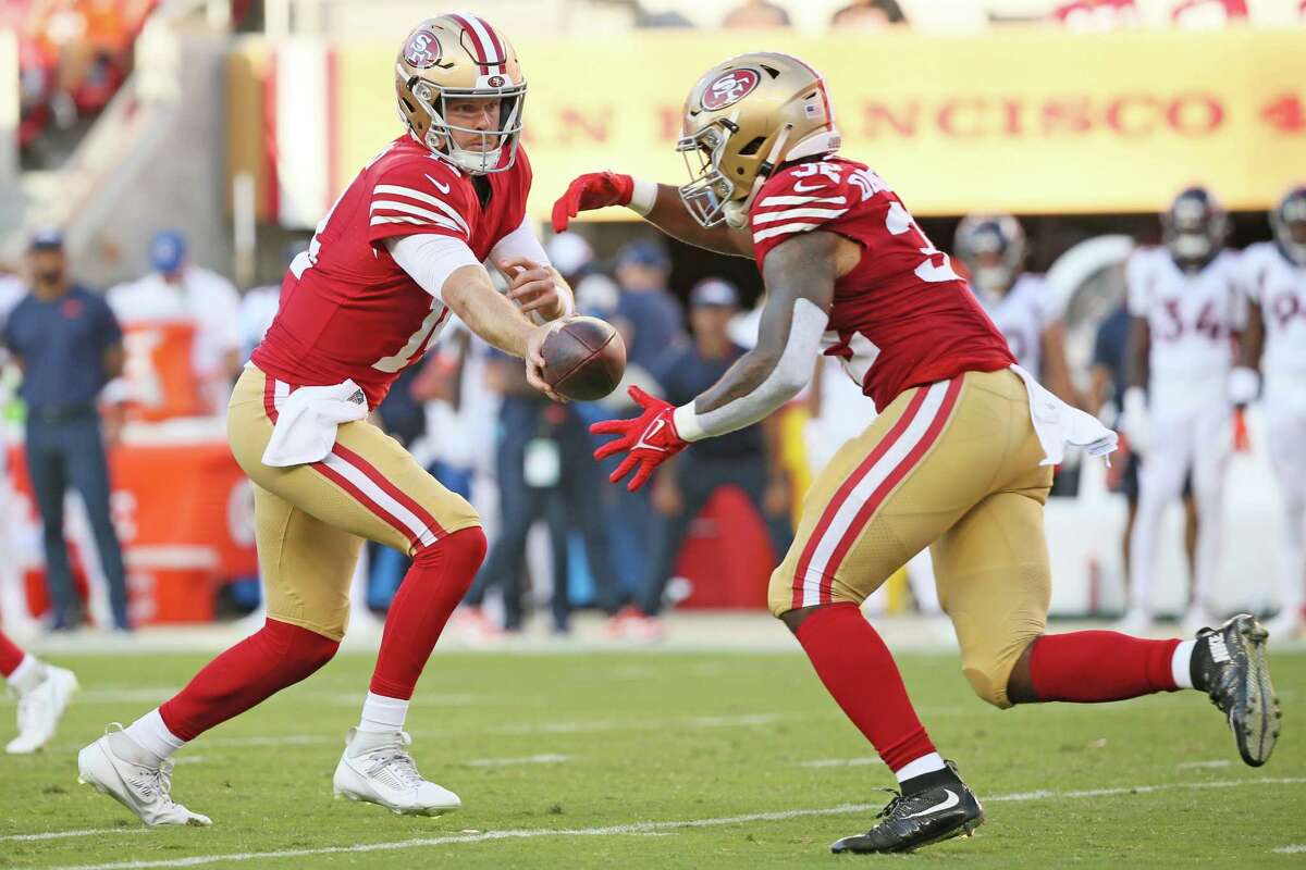 49ers rally late behind Trey Lance to beat Broncos 21-20 on rookie