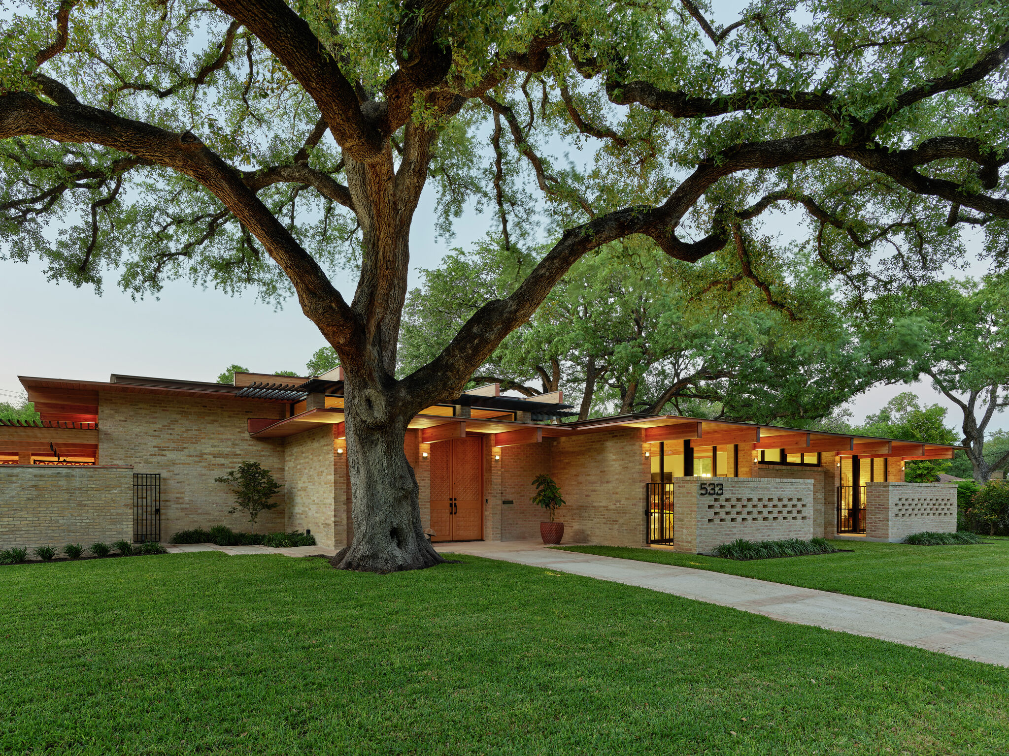 Alamo Heights midcentury modern house rises from the fiery ashes