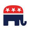 Republican Party Logo. Vector Illustration.