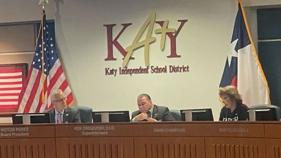 The Katy ISD board of trustees considers a school bond on Monday, July 31, 2023.