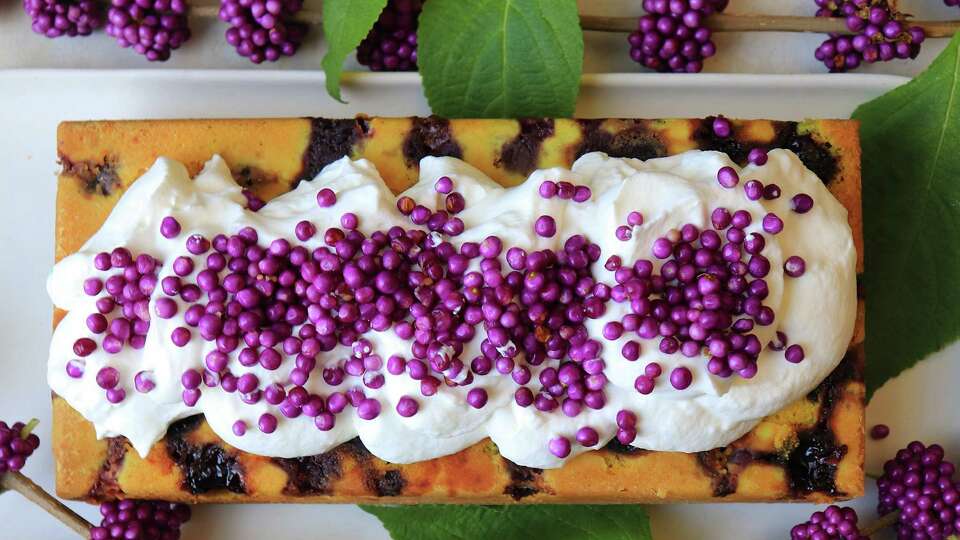 Beauty Berry Lemon Cake by Anita Jaisinghani