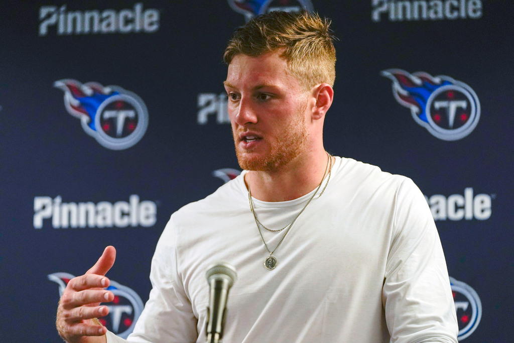 Tennessee Titans QB Will Levis sees 'a lot better' after eye surgery
