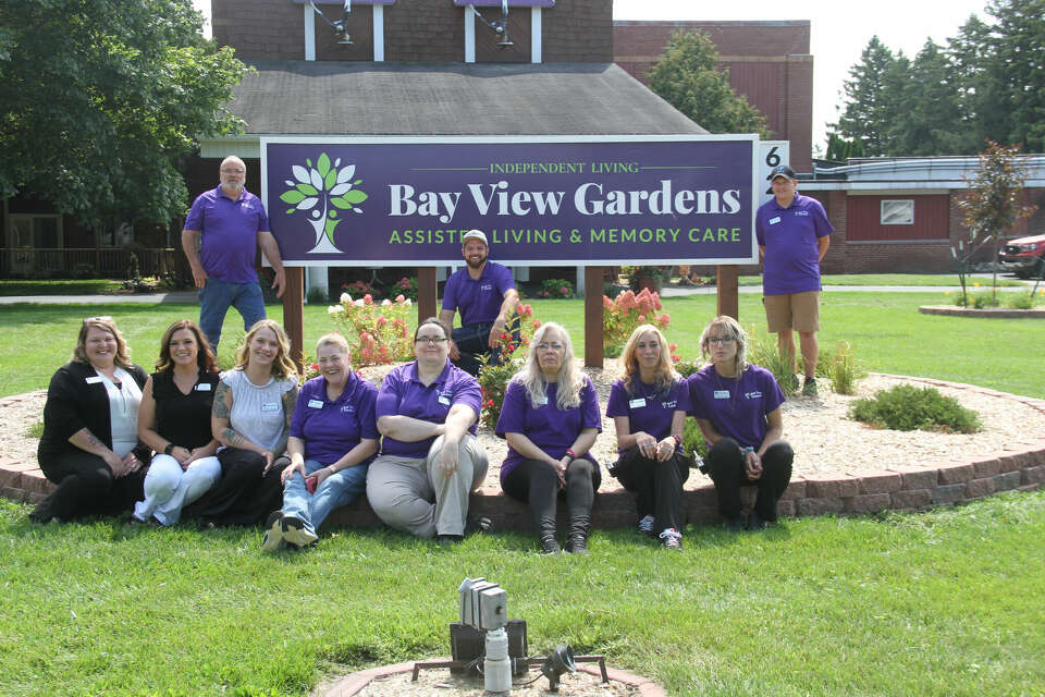 Bay View Gardens to Sebewaing community with ribbon cutting