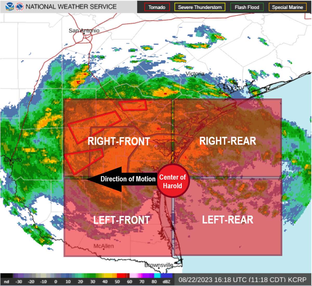 Where you are matters when a tropical cyclone makes landfall