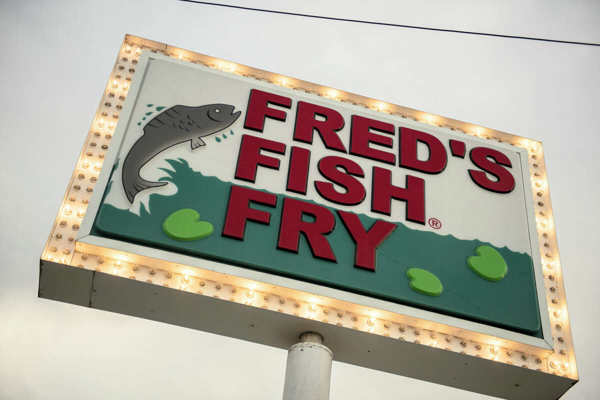 Fred’s Fish Fry owner Alfred Castellano developed the seafood chain’s signature logo in the early 1970s. The San Antonio chain has stuck with the same branding ever since.
