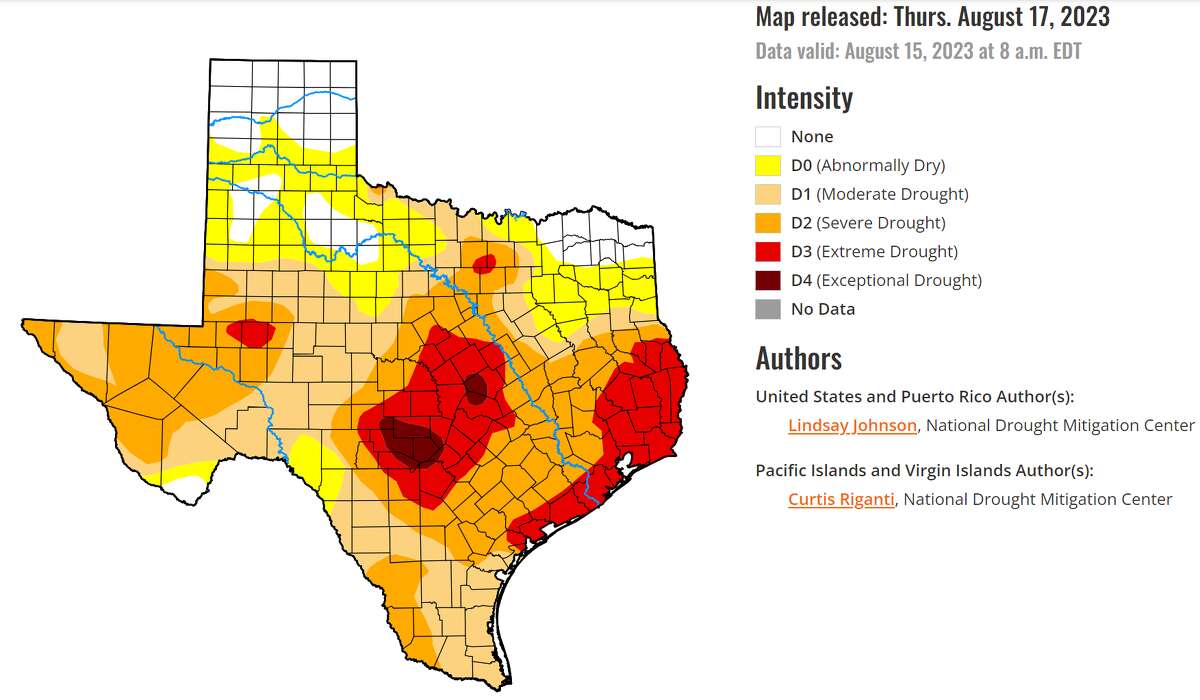Texas Rainfall Totals By City