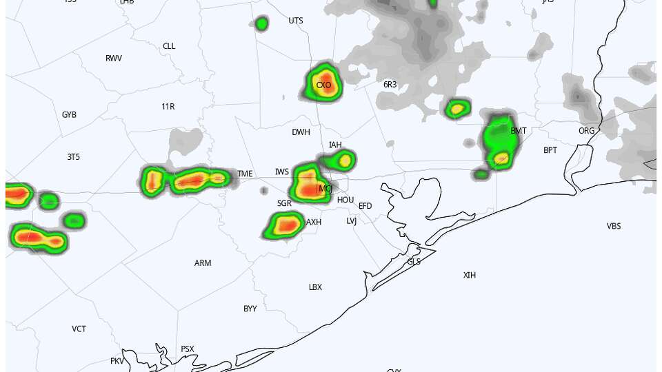 Radar could be a bit more active than what we've grown accustomed to Thursday evening. Spotty downpours are possible and some storms could briefly have gusty winds.