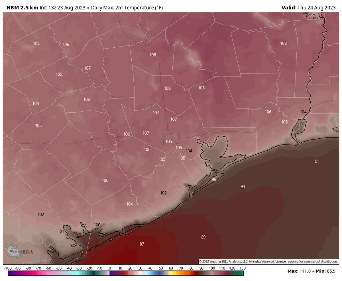 Houston could see record heat Thursday as heat dome moves