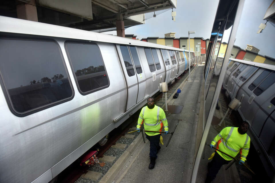 What's hardest about cleaning BART trains, according to employees