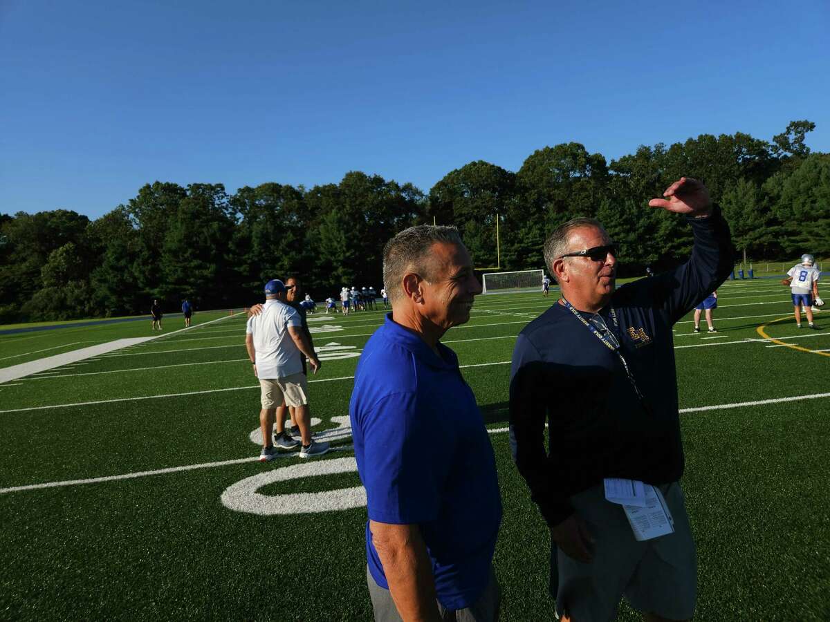 West Haven football coach Rich Boshea's health improves