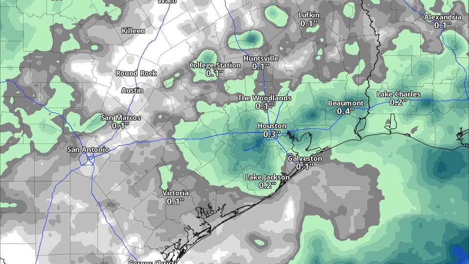 Future rainfall potential doesn't show significant rainfall amounts, but we'll cling onto whatever amount scattered storms early next week could bring.