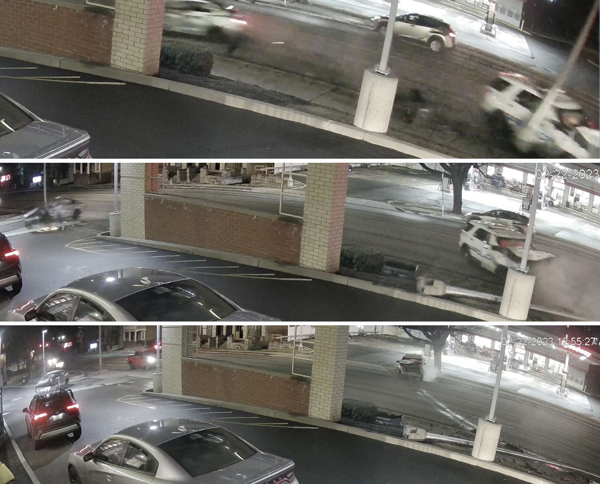 Videos show fatal crash as Troy officer drove at high speed