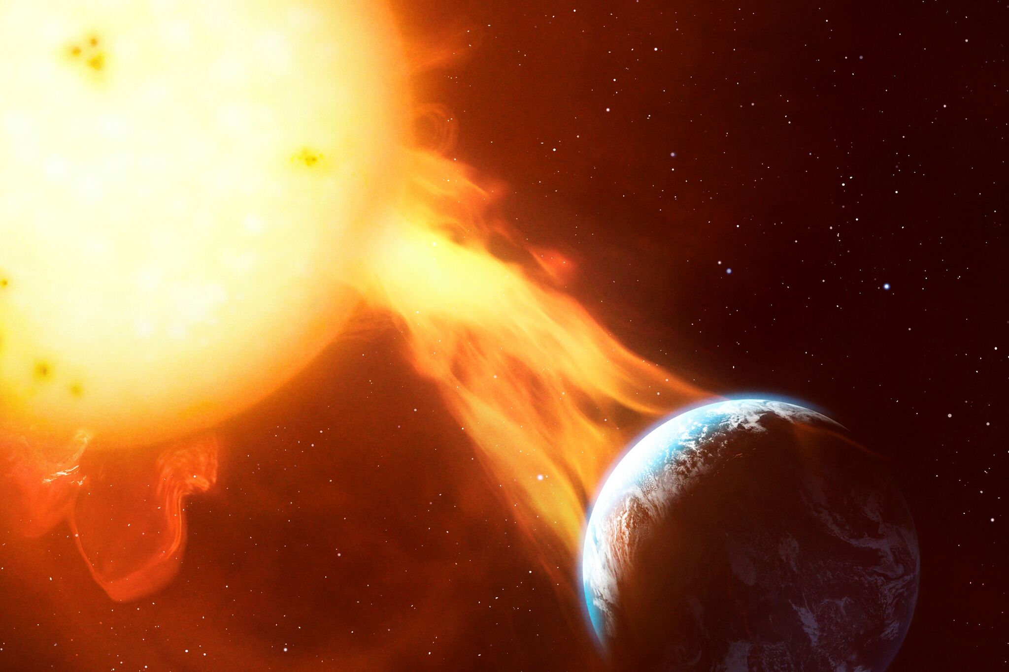 NASA’nın tespit ettiği dev güneş lekeleri Dünya’nın elektrik şebekelerini bozabilir