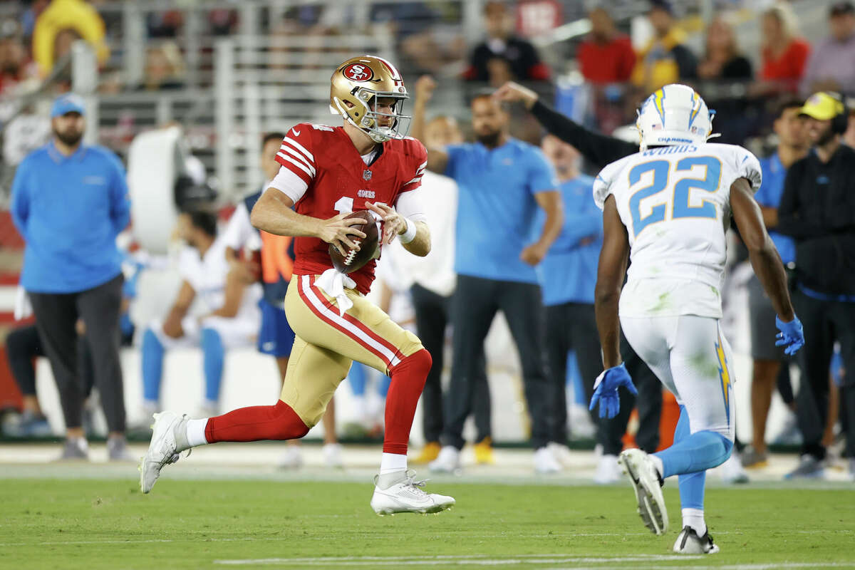 Purdy runs for a TD before Chargers backups roll past 49ers 23-12 - The San  Diego Union-Tribune