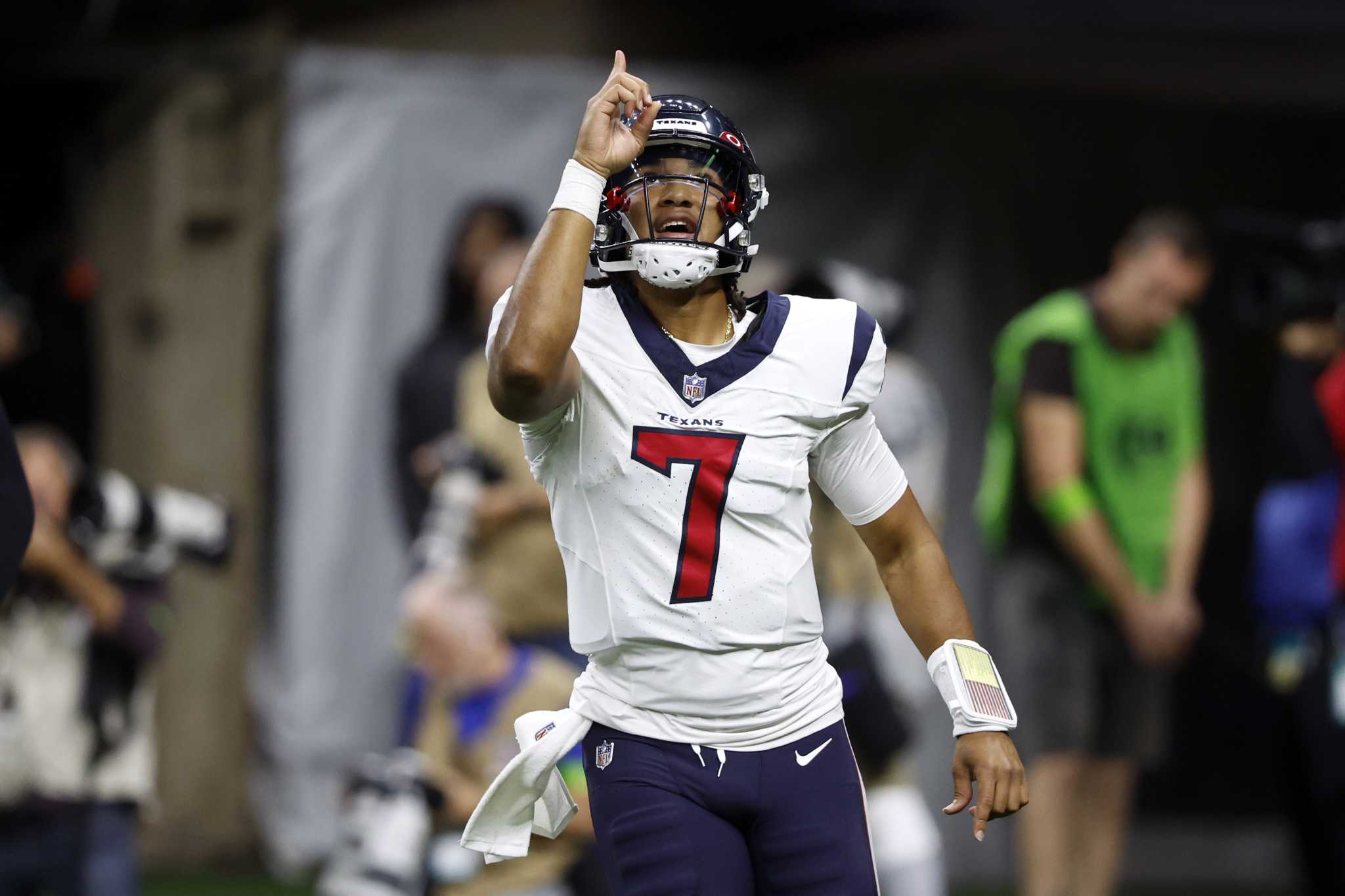 Stroud has scoring pass as Texans beat Saints 17-13 - The San Diego  Union-Tribune