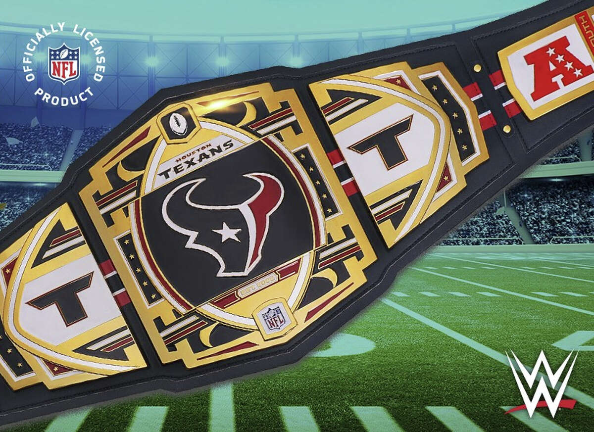 Houston Texans championship wrestling belt hits NFL Shop for $549