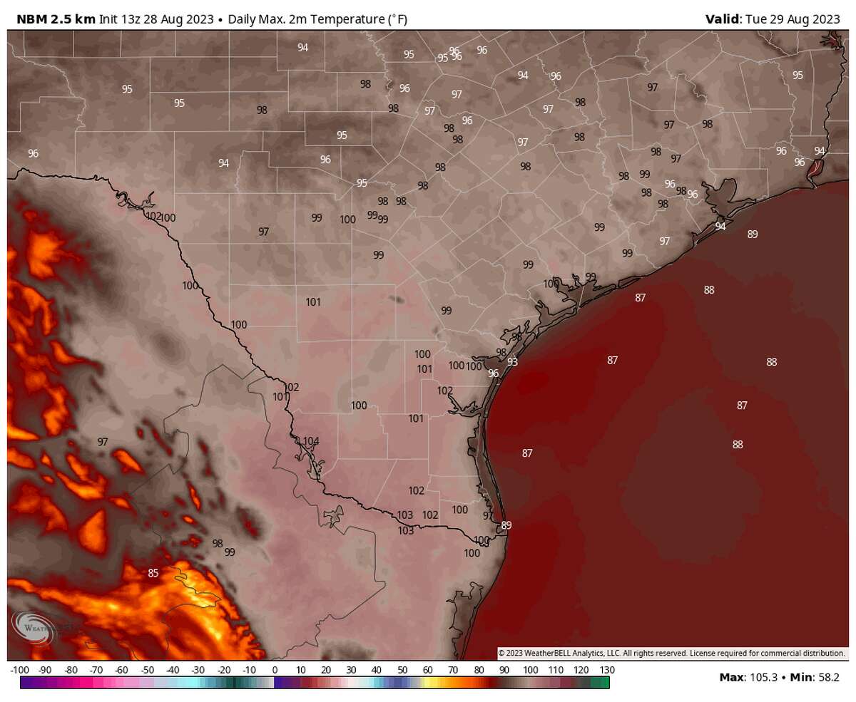 Houston heat dome moves west, 100-degree days all weekend