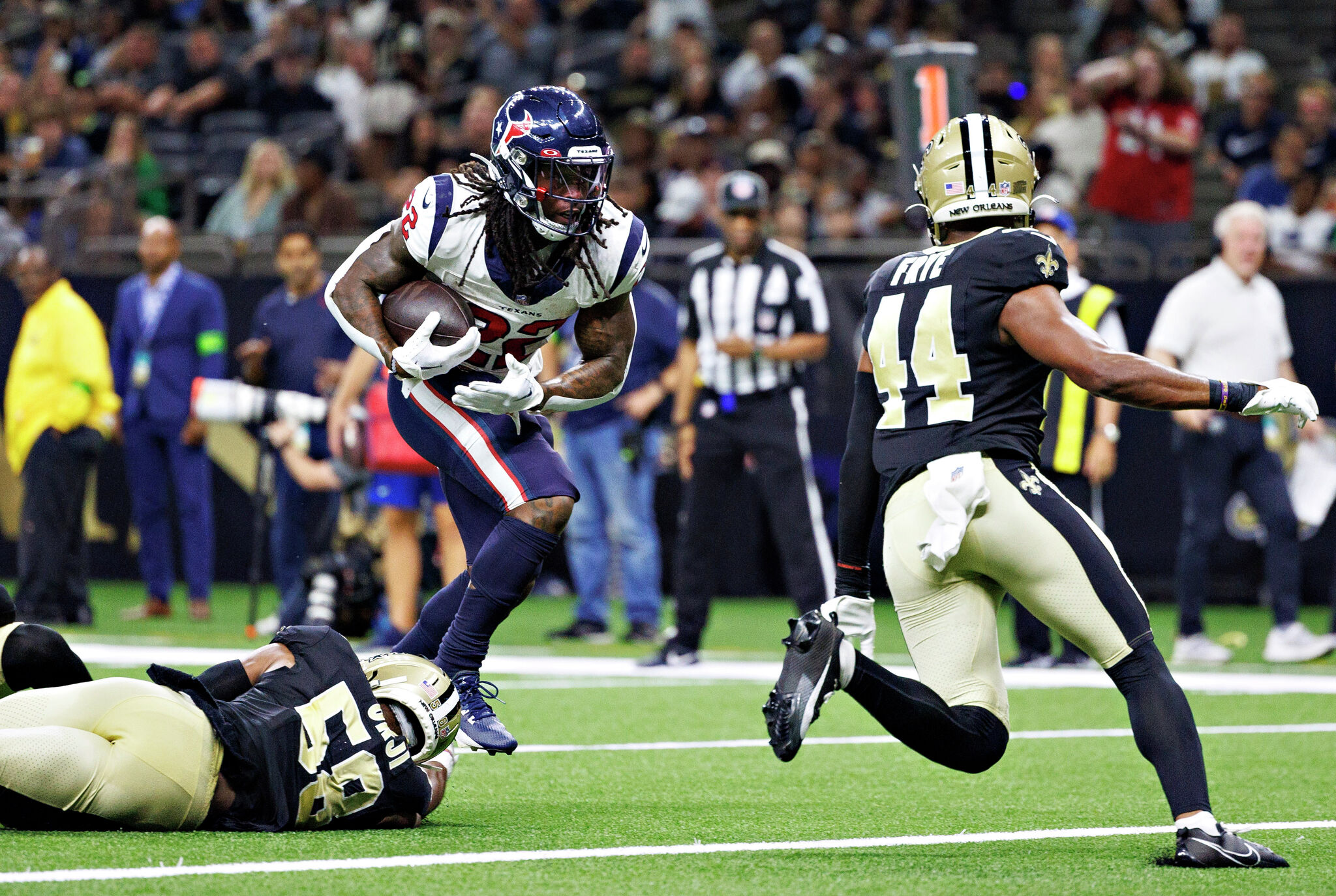 Stroud has scoring pass as Texans beat Saints 17-13 - ABC News