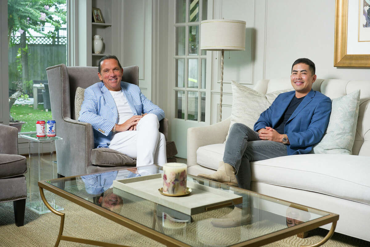 Houston attorney Tony Buzbee (left) and reality star Washington Ho (right) collaborated for the HoBuzz brand.