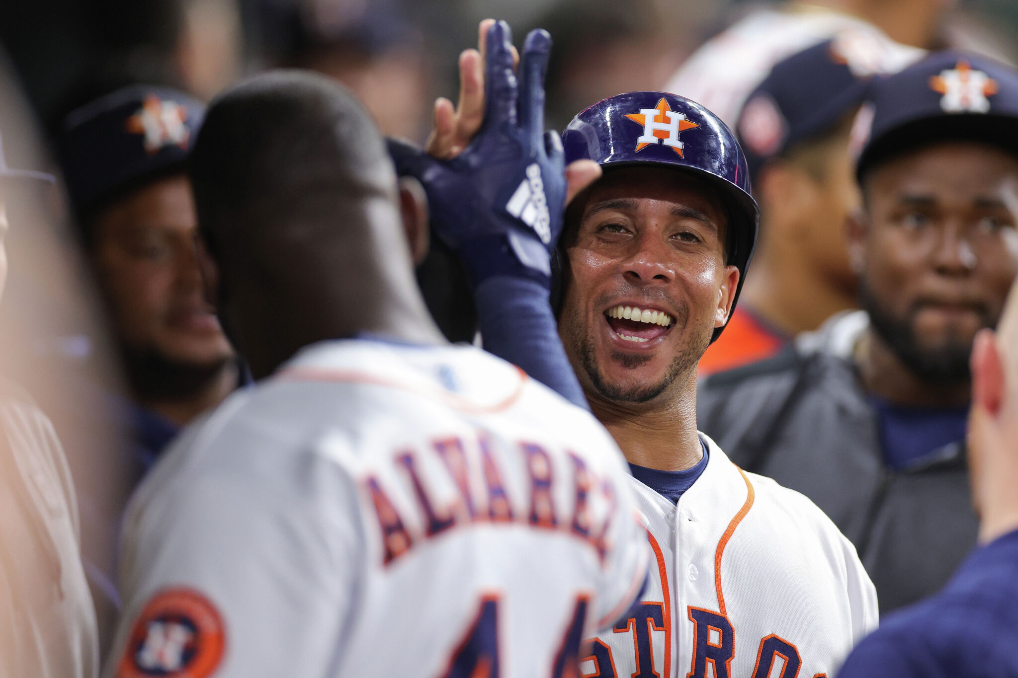 Michael Brantley returns to Astros' lineup, ending year-plus absence