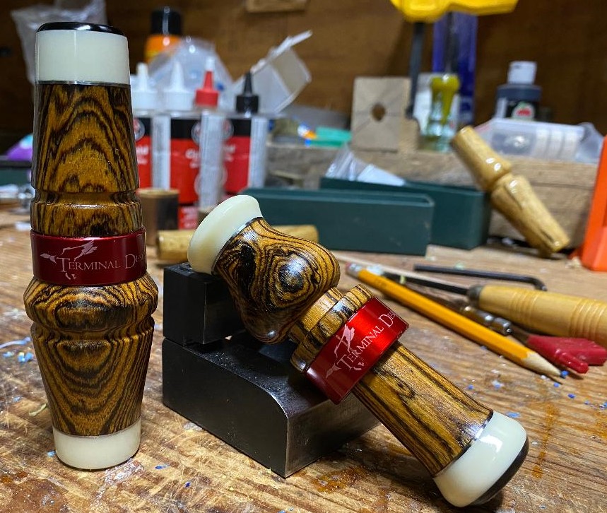 Duck call duo creating art in Godfrey