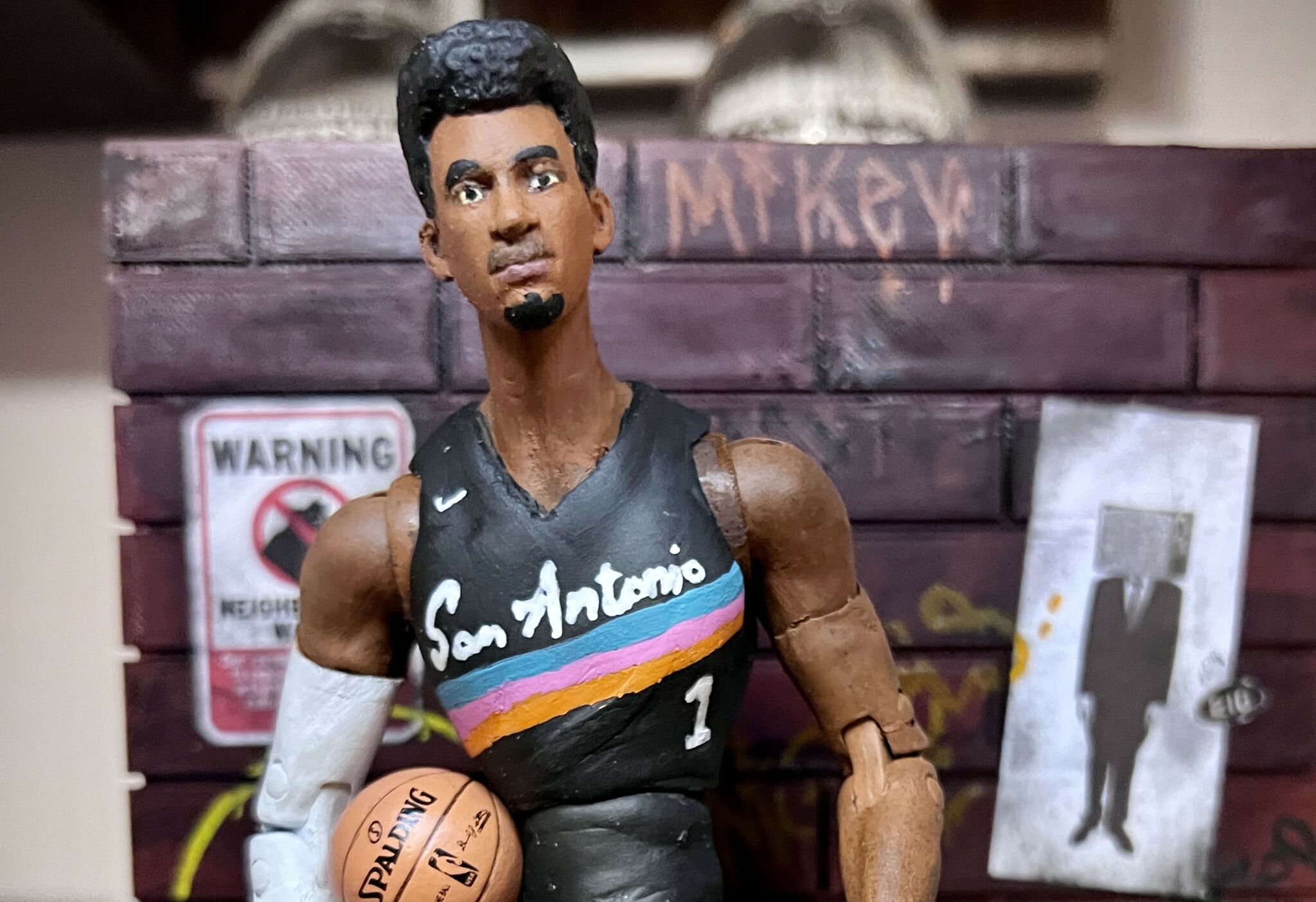 Basketball Action Figure, Basketball Clothes Model