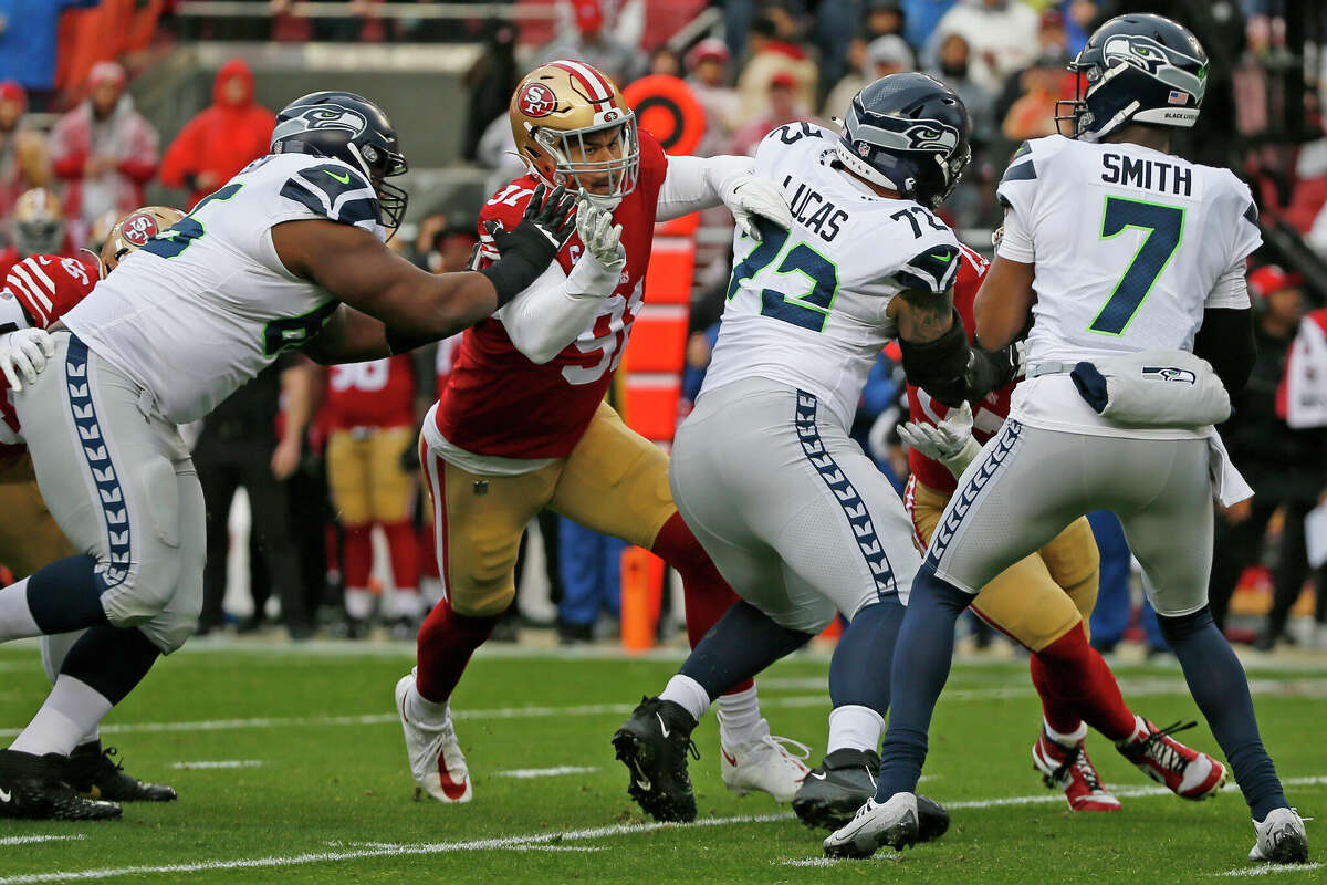 49ers' Arik Armstead, looking for bounce-back year, already impressing