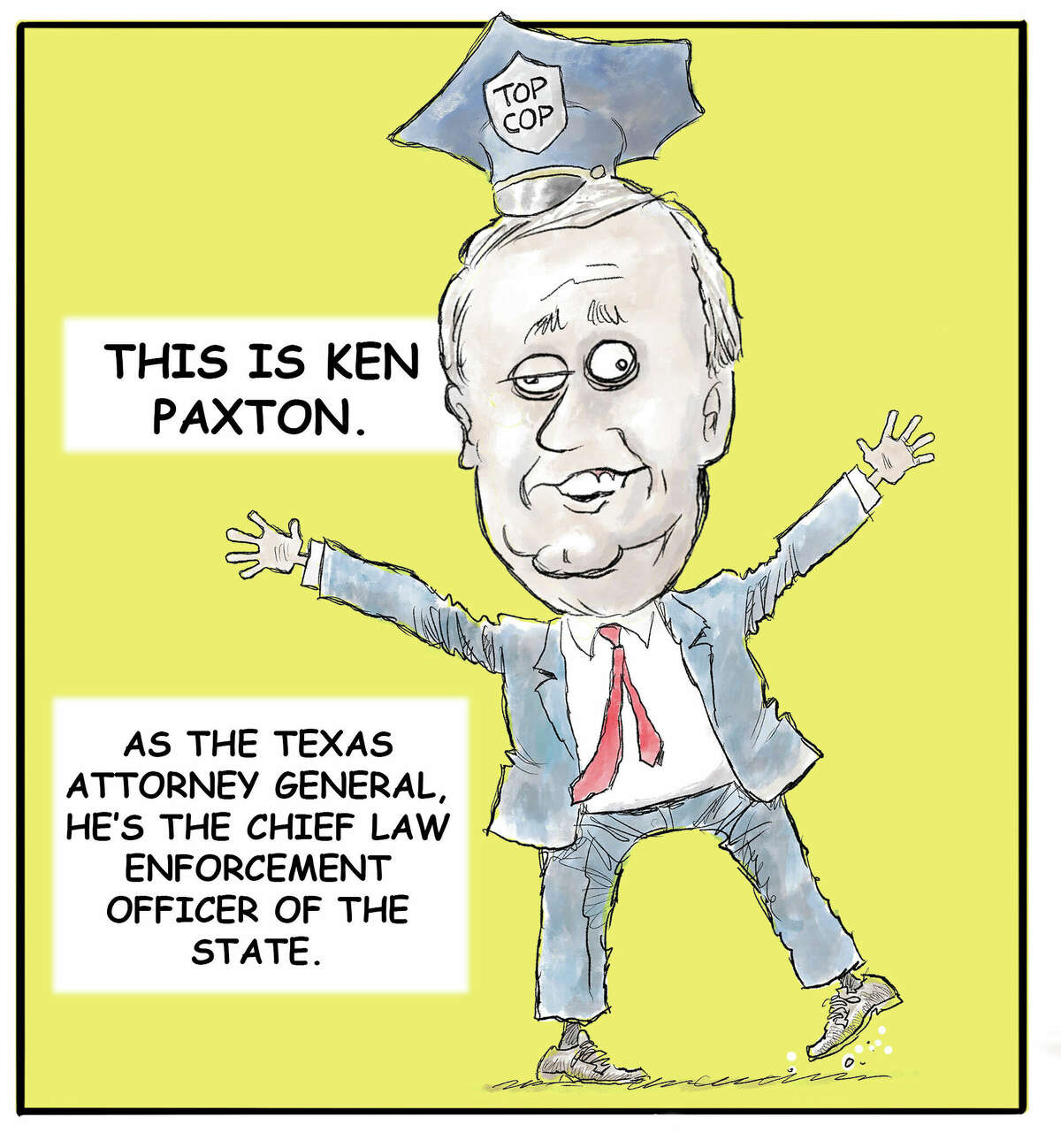 A Ken Paxton Primer: Political Cartoon (opinion)