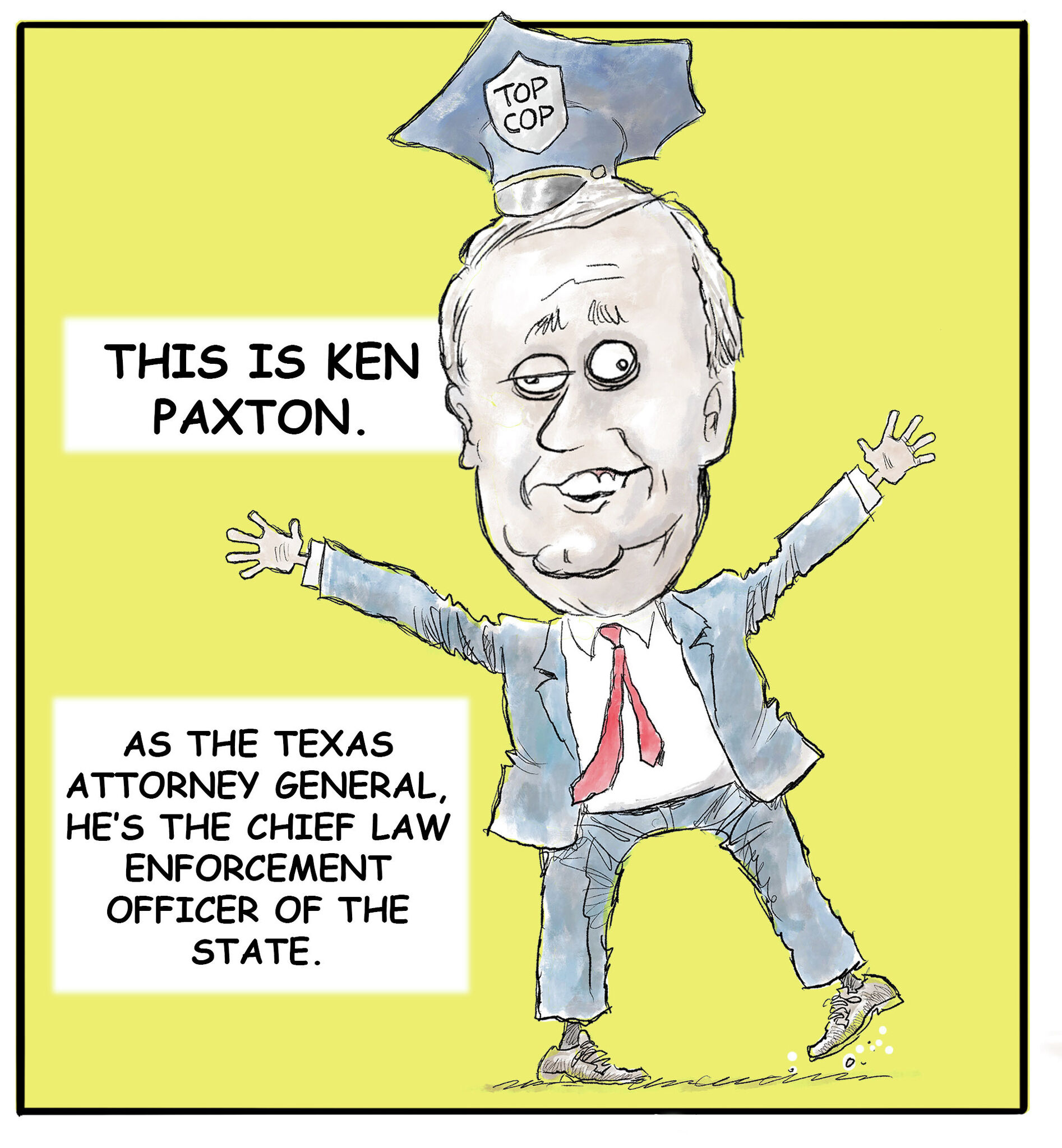 A Ken Paxton primer: Political cartoon (Opinion)